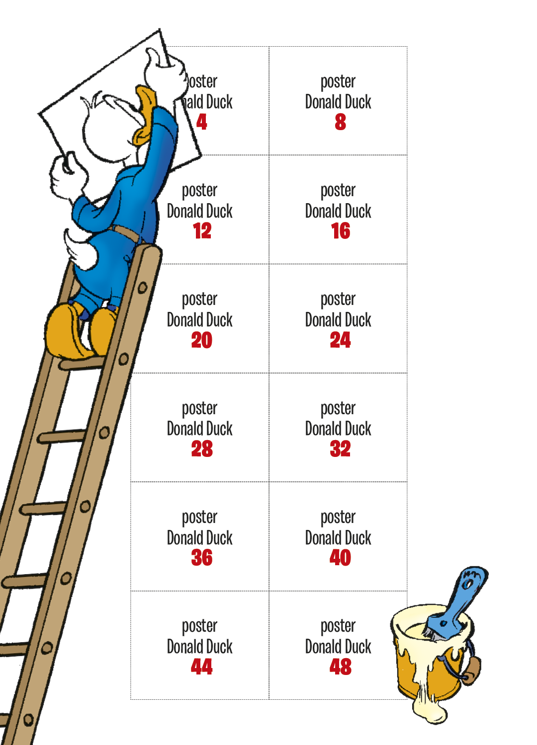 Prikprent - Duckstad Maps - DonaldDuck.nl - Welkom in Duckstad!
